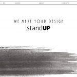interneto svetainės kurimas dizaino studijai Stand Up